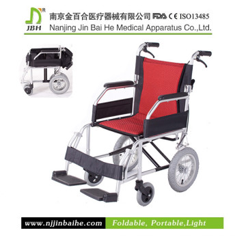 Economy Foldable Steel Transit Wheelchair